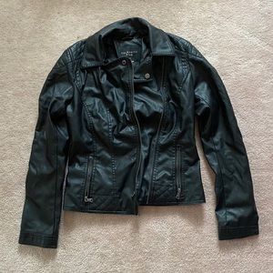 Faux Leather Jacket